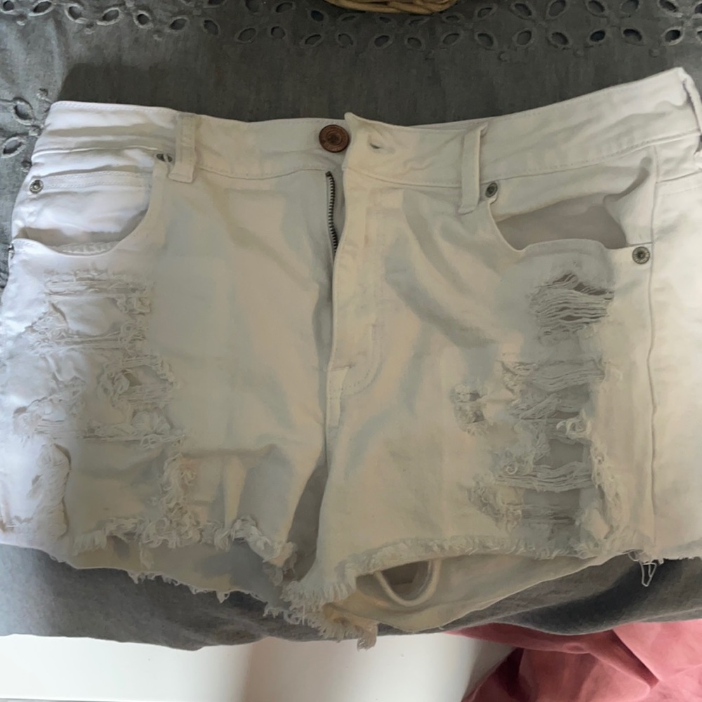 White super stretch AE short